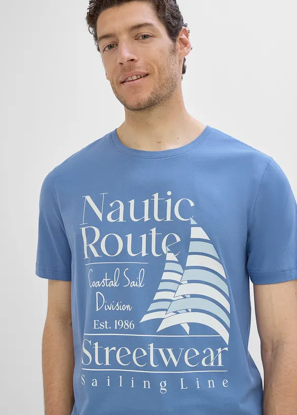 T-Shirt aus reiner Bio-Baumwolle (2er Pack), bonprix