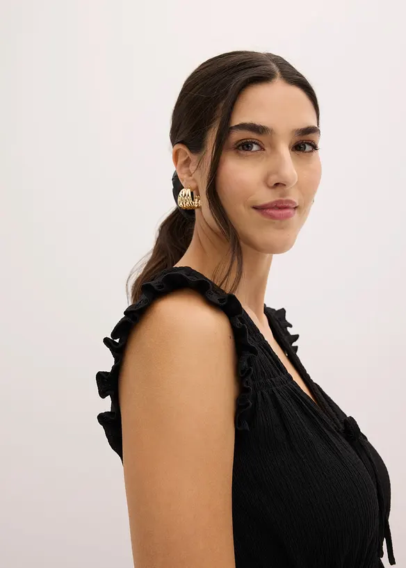 Minikleid aus strukturierter Ware, bonprix