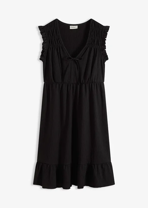Minikleid aus strukturierter Ware, bonprix