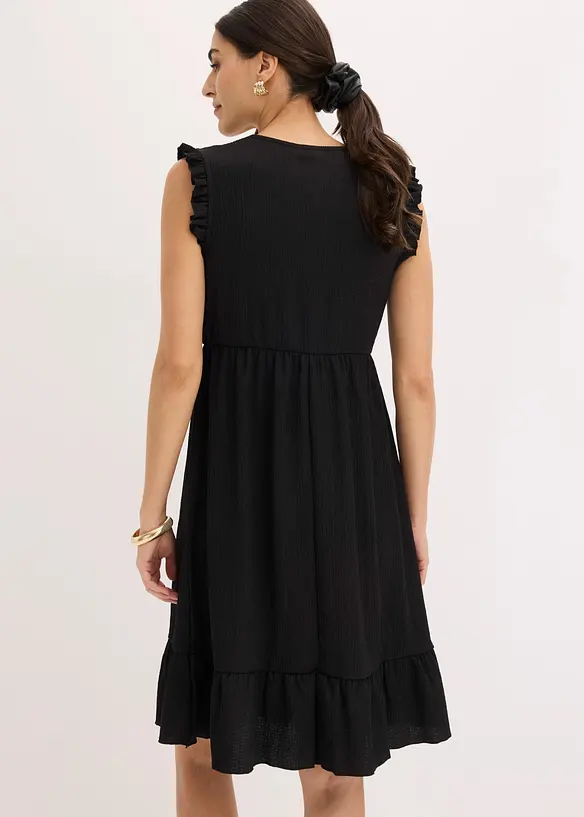 Minikleid aus strukturierter Ware, bonprix
