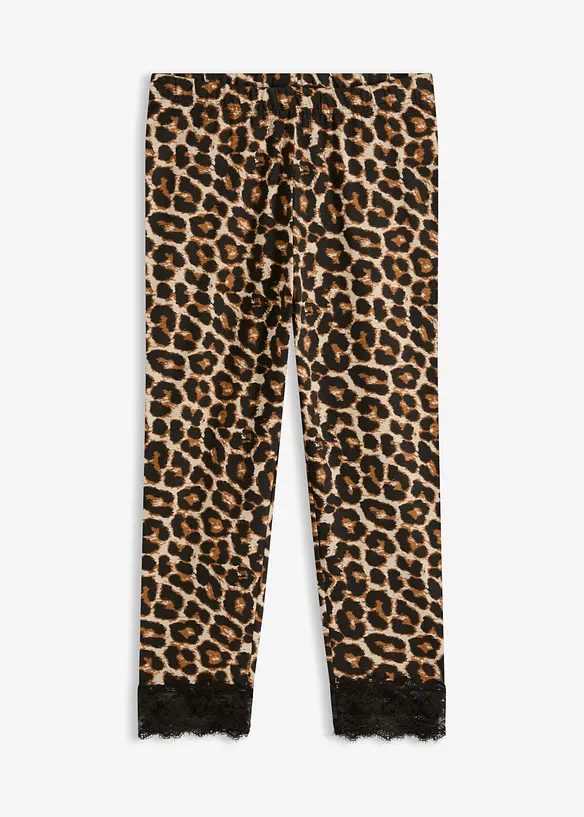 Capri-Leggings mit Spitze, bonprix