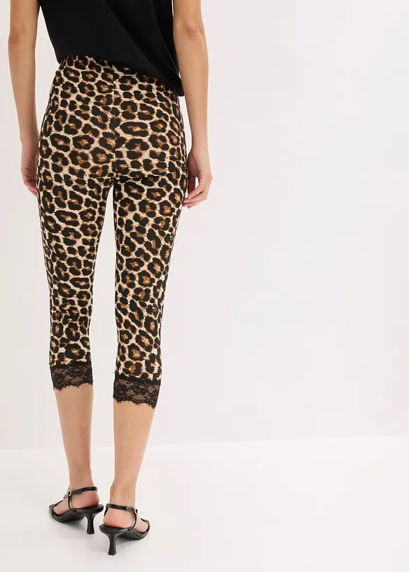Capri-Leggings mit Spitze, bonprix