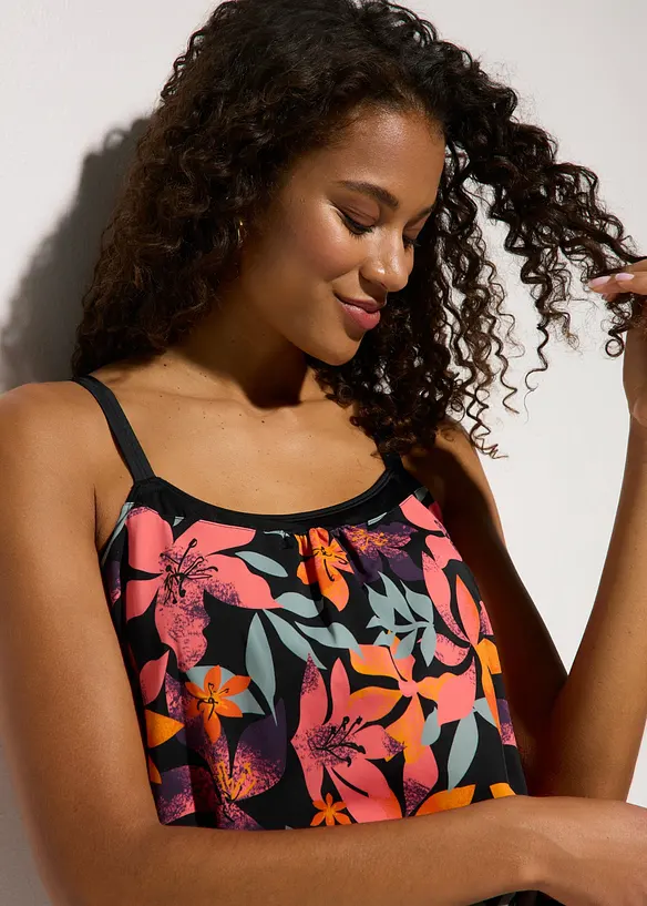 Tankini oversize &agrave; bretelles r&eacute;glables (ens. 2 pces), bonprix