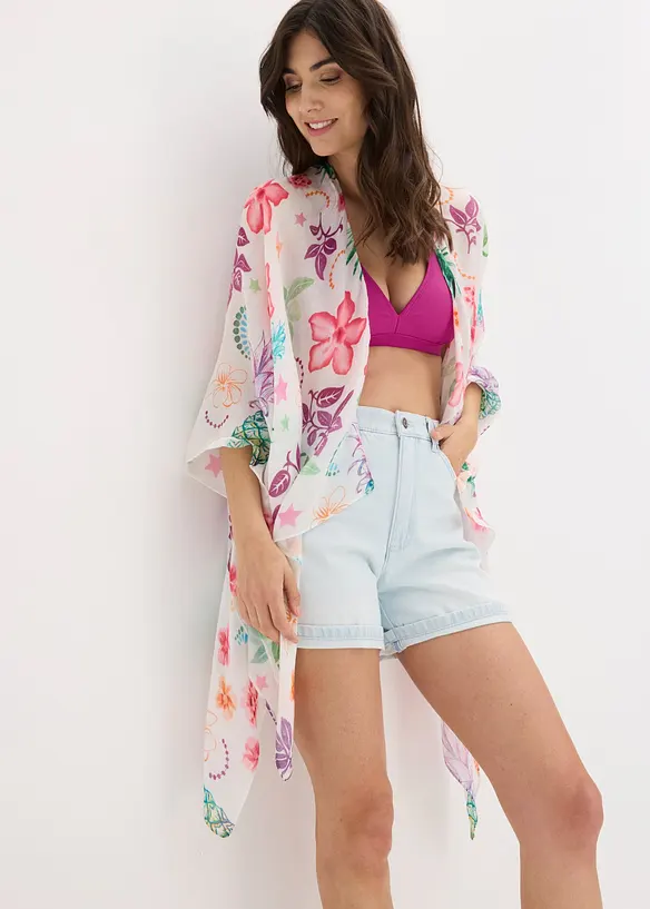 L&eacute;ger poncho pour l&rsquo;&eacute;t&eacute;, bonprix