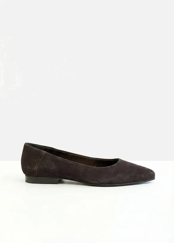 Ballerines en cuir, bonprix