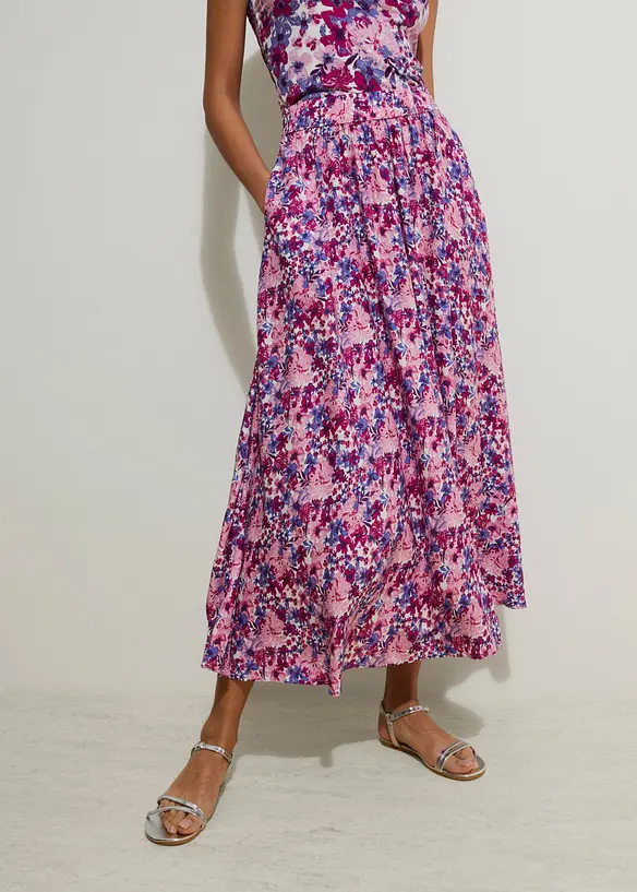 Jupe longue 100% viscose, bonprix