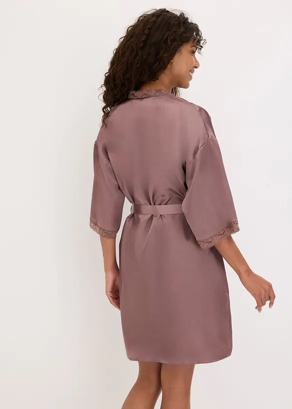 Kimono en satin, bonprix