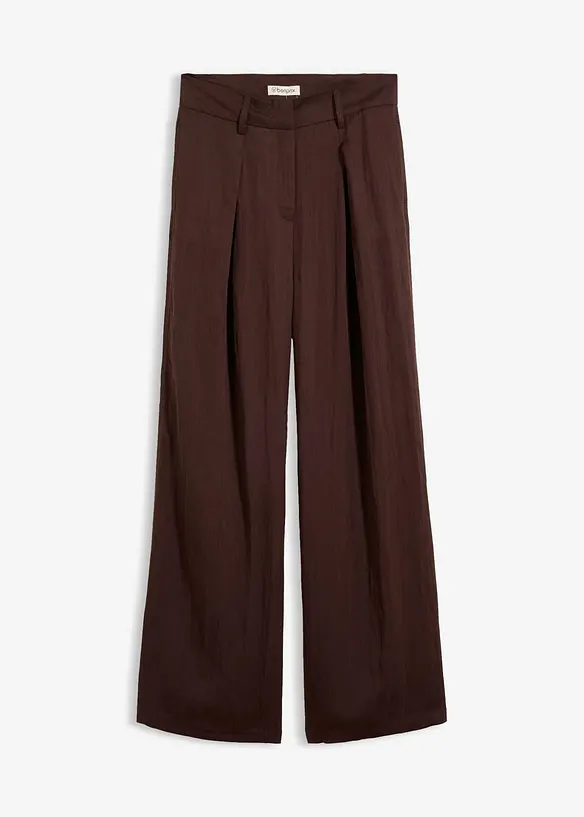 Sommerliche Bundfaltenhose aus Viskose-Mix, bonprix