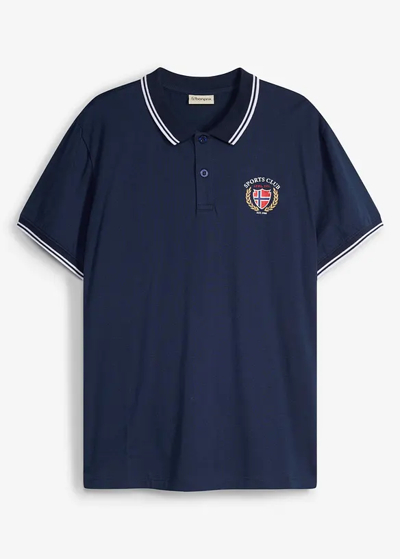 Poloshirt, Kurzarm aus reiner Bio-Baumwolle, bonprix