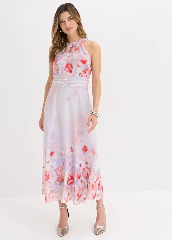 Midikleid mit Drapierung, bonprix