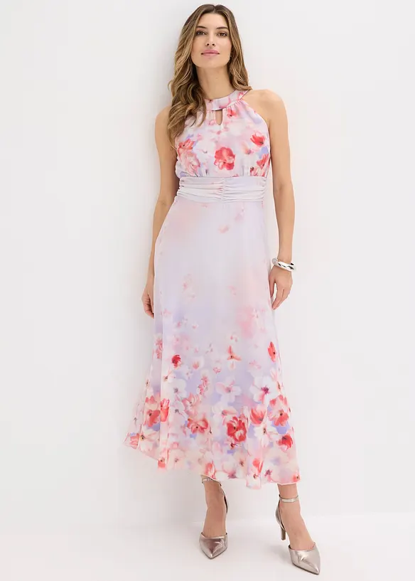 Midikleid mit Drapierung, bonprix