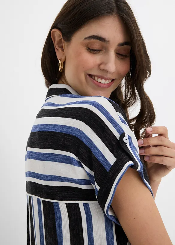 Robe chemise en viscose fluide, bonprix
