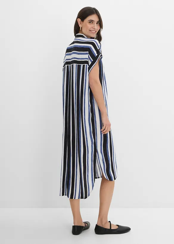 Robe chemise en viscose fluide, bonprix