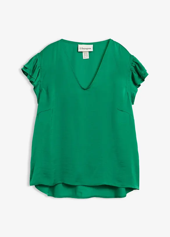 Bluse mit Volants, bonprix