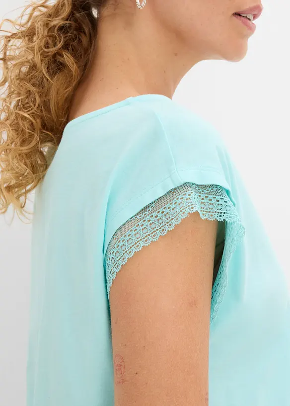 T-shirt boxy en coton, bonprix