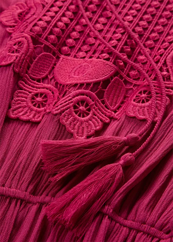 Combinaison en viscose textur&eacute;e, bonprix