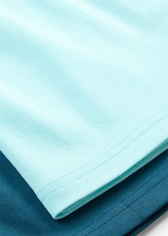 Lot de 2 robes d&eacute;bardeurs 100% coton, bonprix