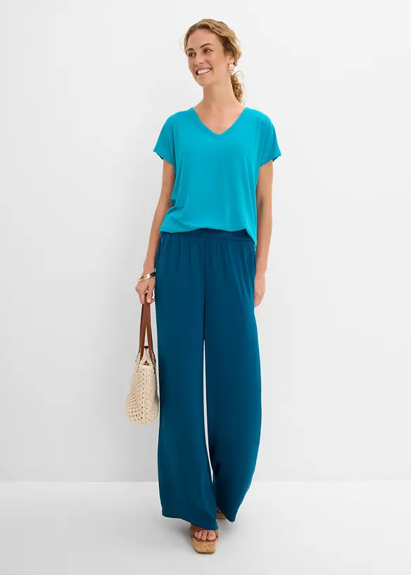T-shirt en viscose m&eacute;lang&eacute;e, bonprix