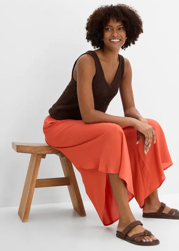 Wadenlange Culotte aus softer Viskose, bonprix
