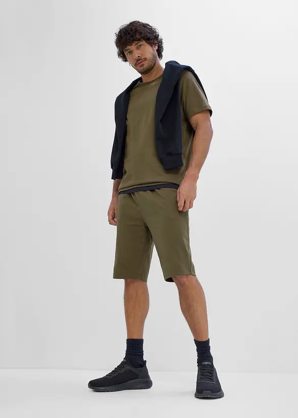 Lot de 2 shorts en jersey, bonprix