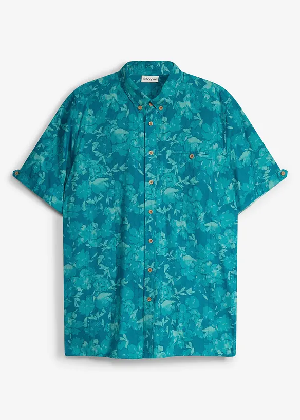 Chemise manches courtes en seersucker, bonprix
