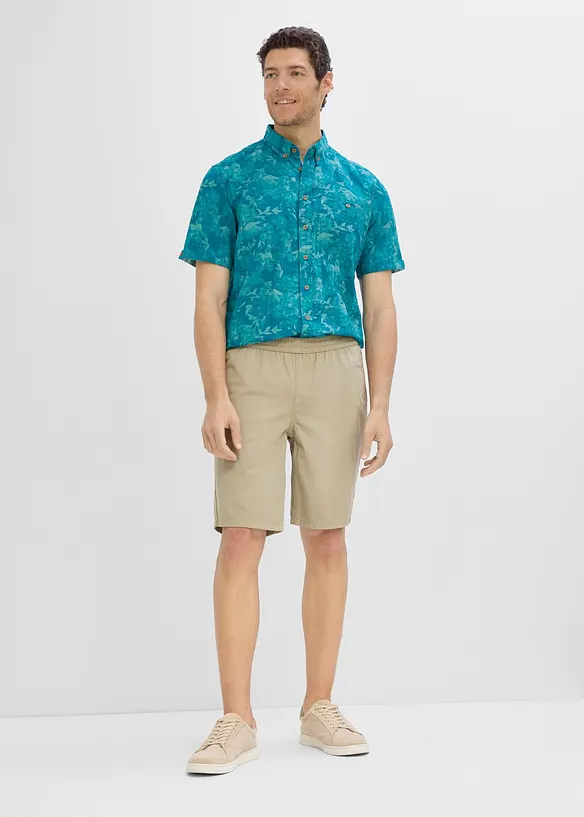 Chemise manches courtes en seersucker, bonprix