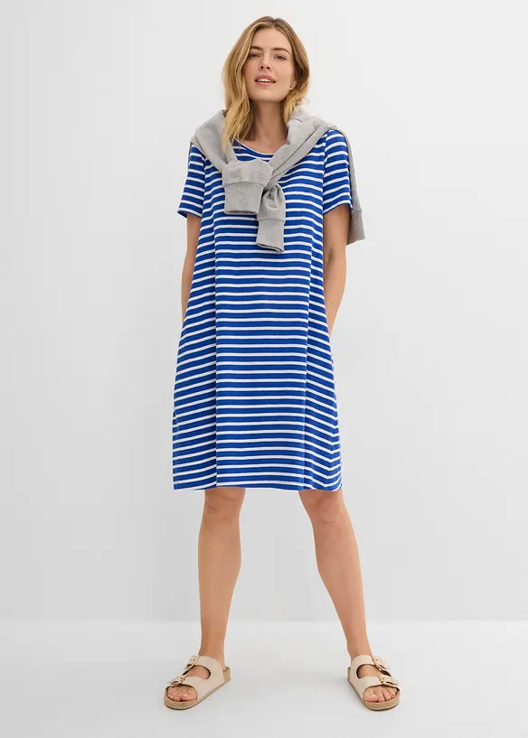 Robe fluide en coton flamm&eacute;, bonprix