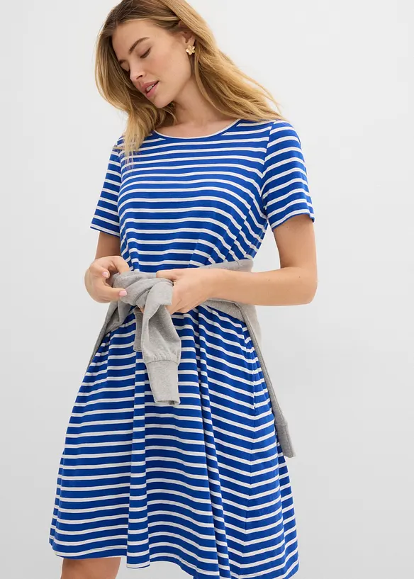 Robe fluide en coton flamm&eacute;, bonprix
