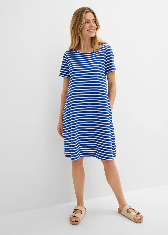 Robe fluide en coton flamm&eacute;, bonprix