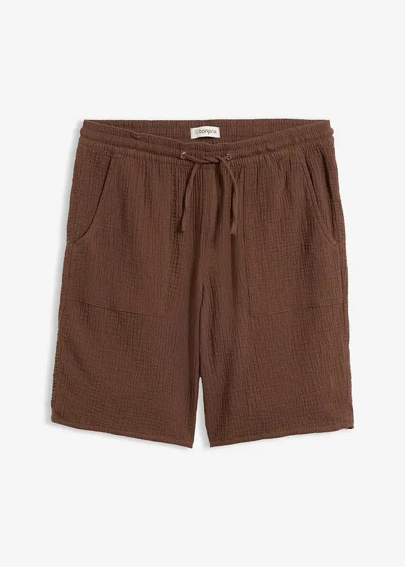 Schlupf-Bermuda aus Musselin, bonprix