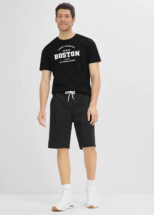 Lot de 2 T-shirts 100% coton, bonprix