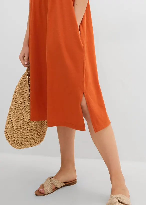 Robe midi 100% coton, bonprix