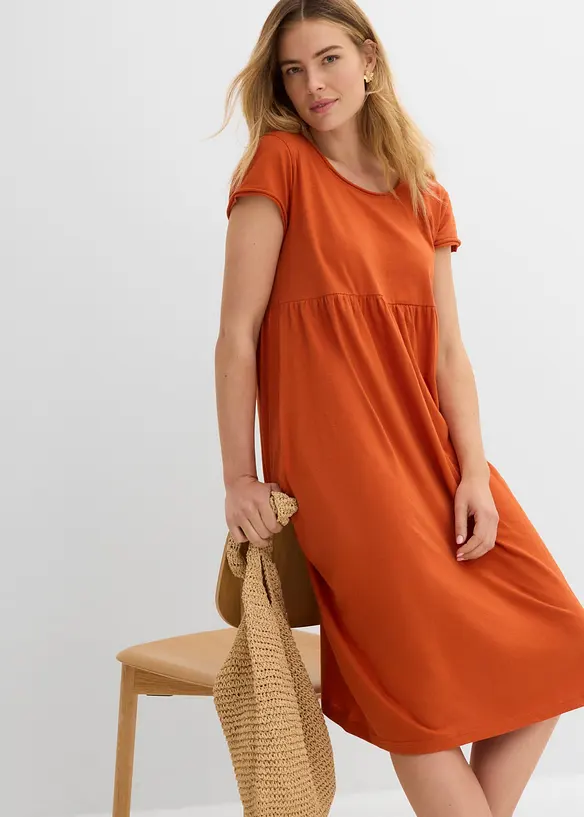 Robe midi 100% coton, bonprix