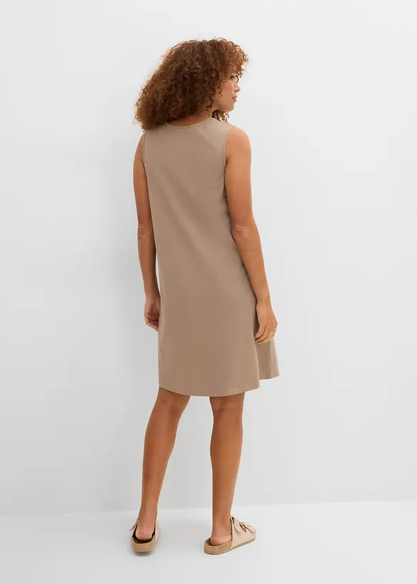 Robe sans manches en jersey coton, bonprix