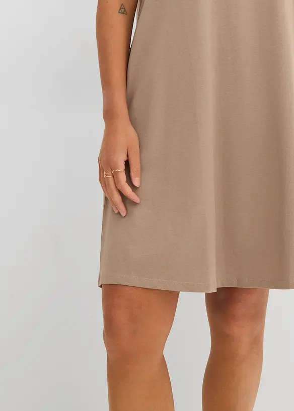 Robe sans manches en jersey coton, bonprix