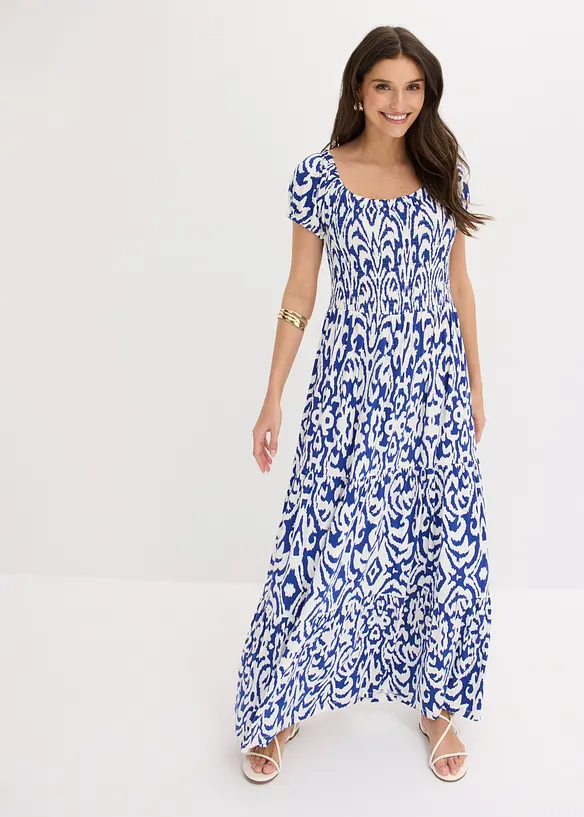 Robe longue en viscose extensible, bonprix