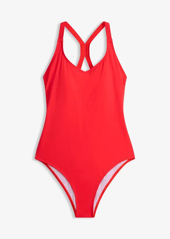 Maillot 1 pi&egrave;ce de natation s&eacute;chage rapide, dos nageur, bonprix