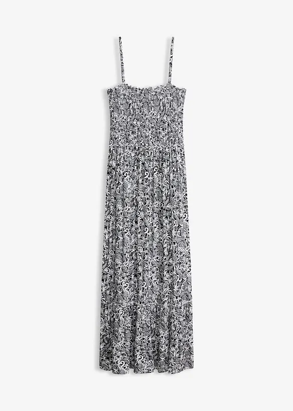 Robe &agrave; bretelles en viscose extensible, bonprix