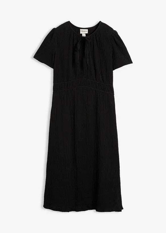 Robe tunique en gaze de coton, bonprix