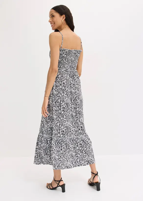 Robe &agrave; bretelles en viscose extensible, bonprix
