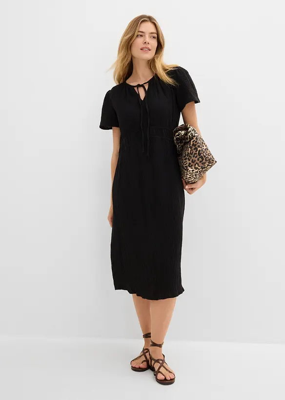 Robe tunique en gaze de coton, bonprix