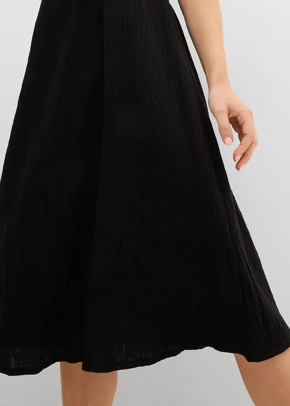 Robe tunique en gaze de coton, bonprix