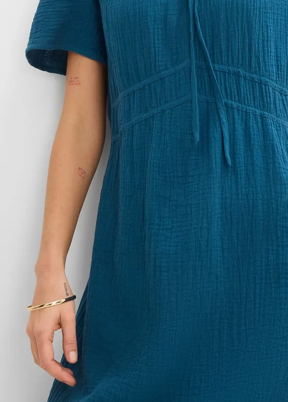 Tunika-Kleid aus Musselin, bonprix
