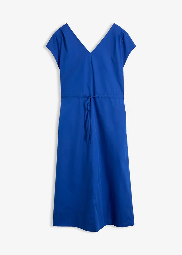 Robe en popeline de coton avec cordon, bonprix