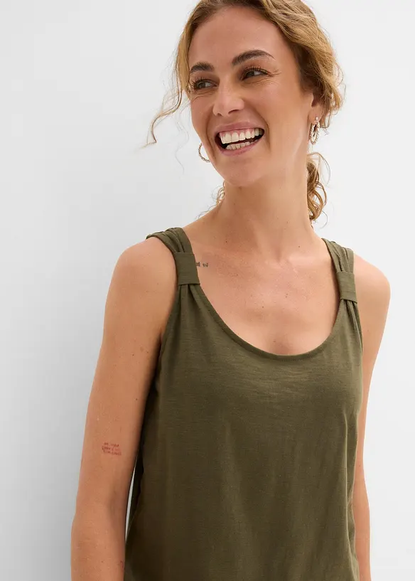 Tanktop aus reiner Bio-Baumwolle, bonprix