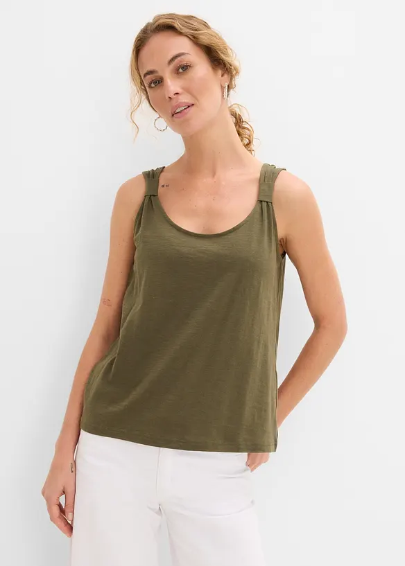 Tanktop aus reiner Bio-Baumwolle, bonprix