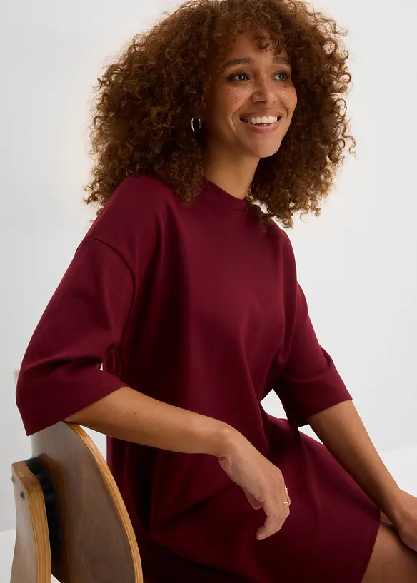 Robe oversize en jersey de coton &eacute;pais, bonprix