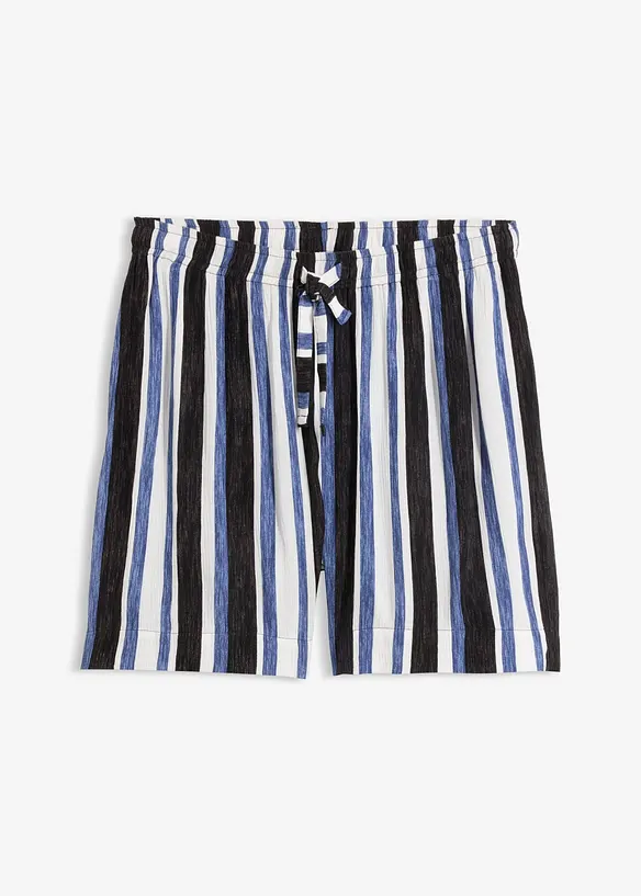 Short &agrave; taille &eacute;lastiqu&eacute;e en viscose, bonprix