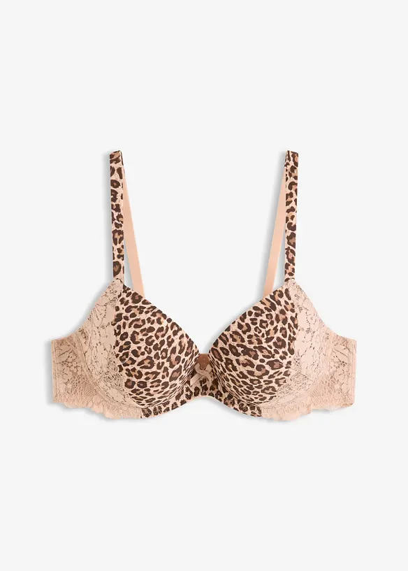 Schalen-BH mit Leopardenmuster, bonprix