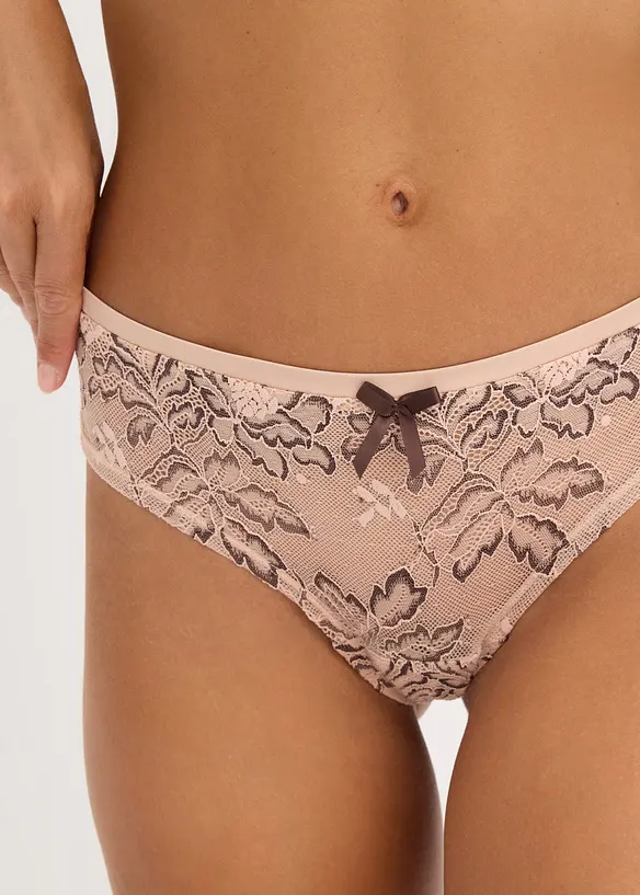 Brazilslip mit zarter Spitze, bonprix